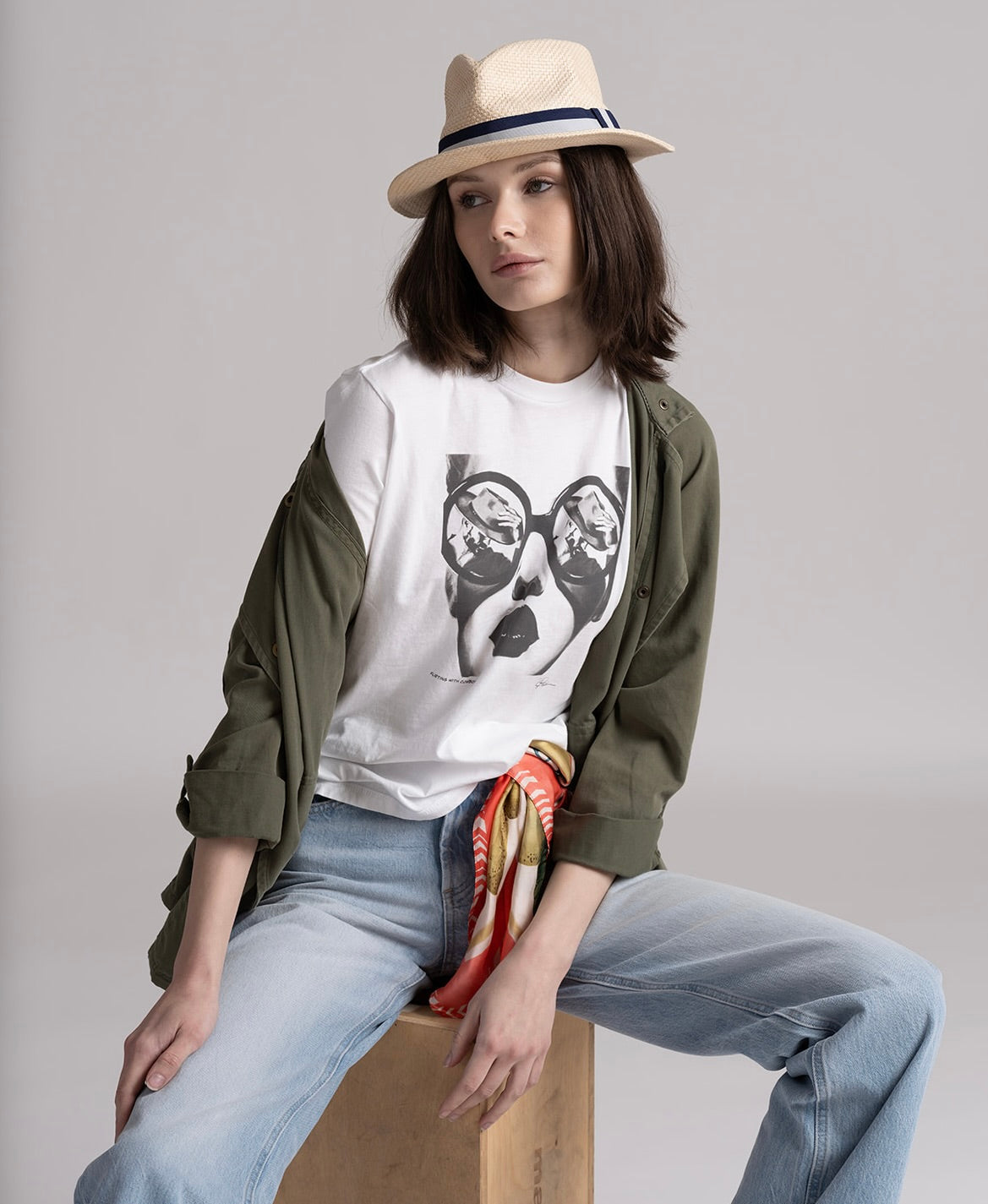 FLIRTING WITH COWBOYS MUSHIE TEE