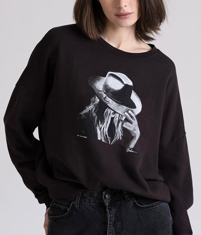 ON THE VERGE COZY SWEATSHIRT