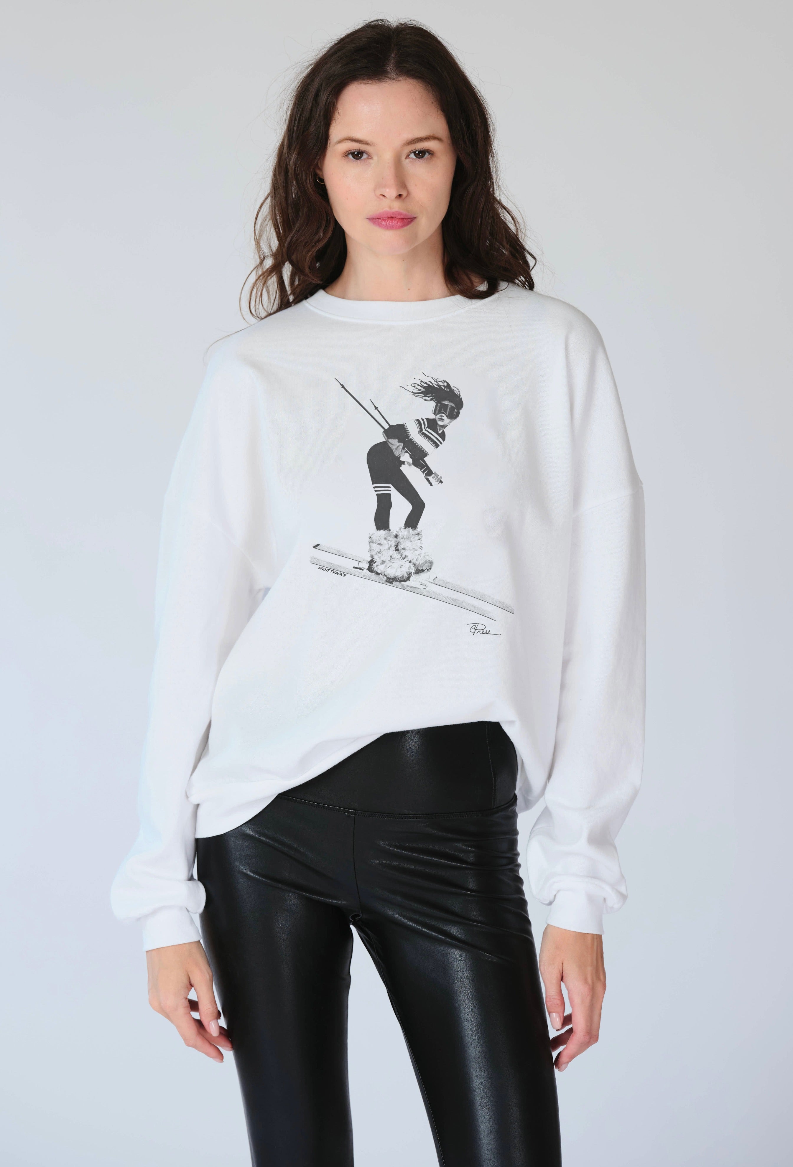 FIRST TRACKS COZY SWEATSHIRT