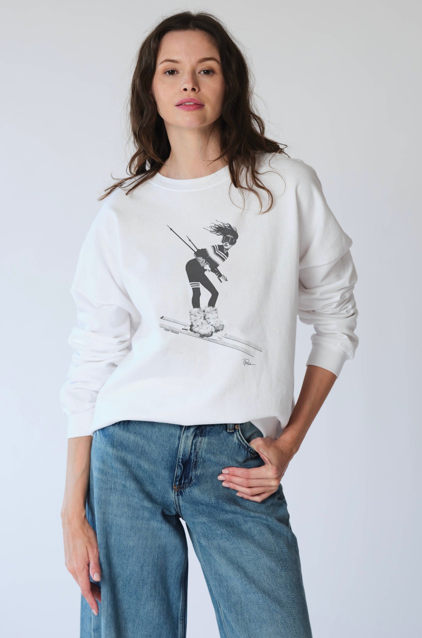 FIRST TRACKS COZY SWEATSHIRT