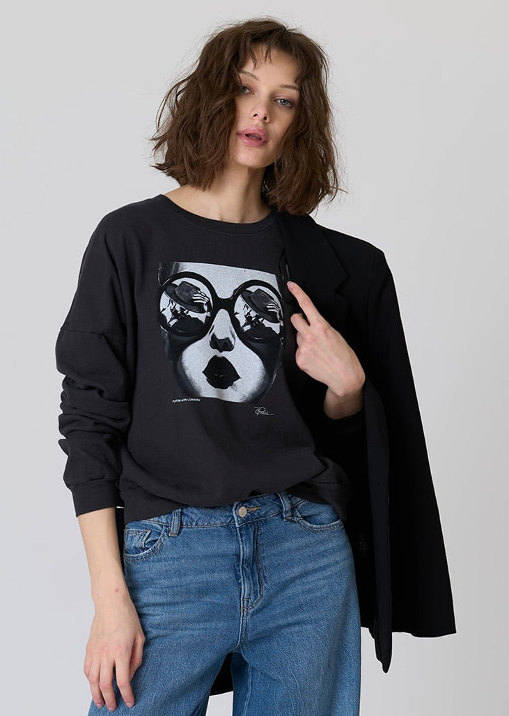 FLIRTING WITH COWBOYS COZY SWEATSHIRT