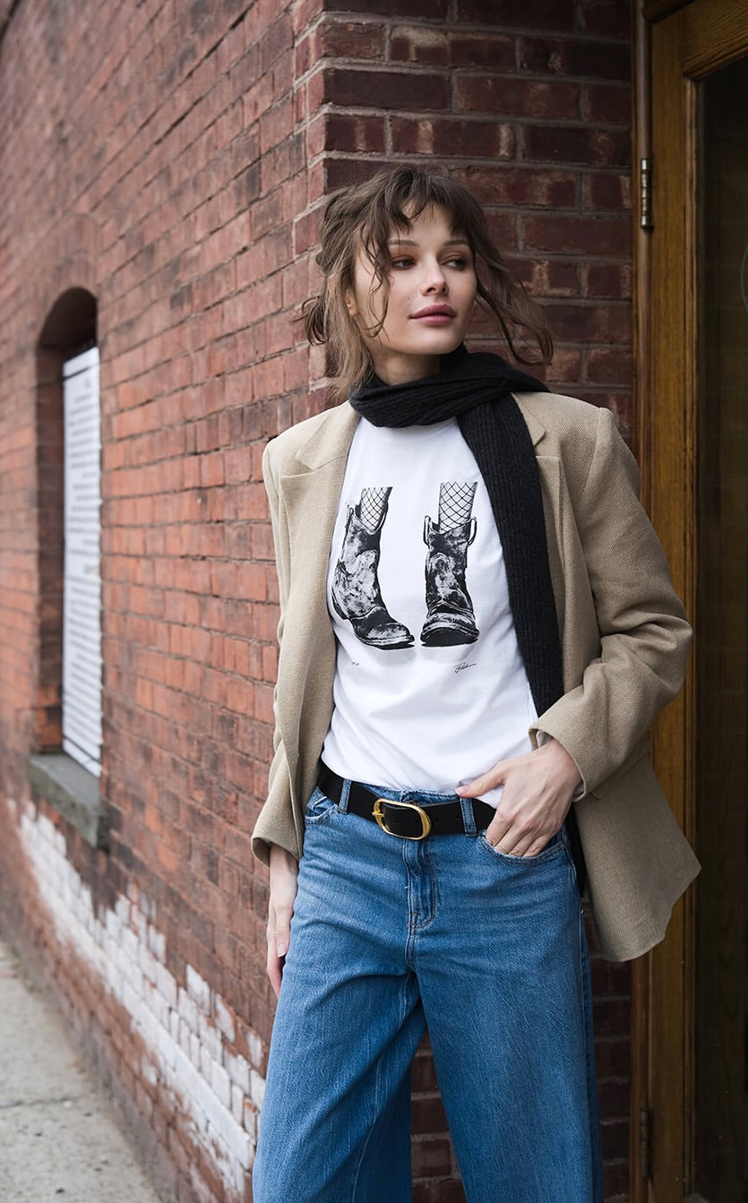 STOOD UP MUSHIE TEE