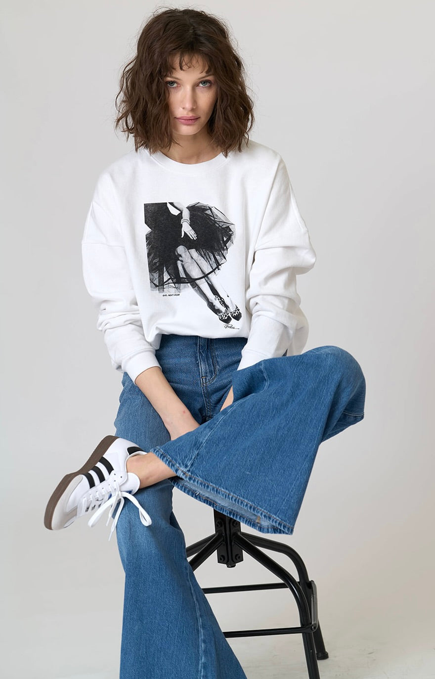 GIRL NEXT DOOR COZY SWEATSHIRT