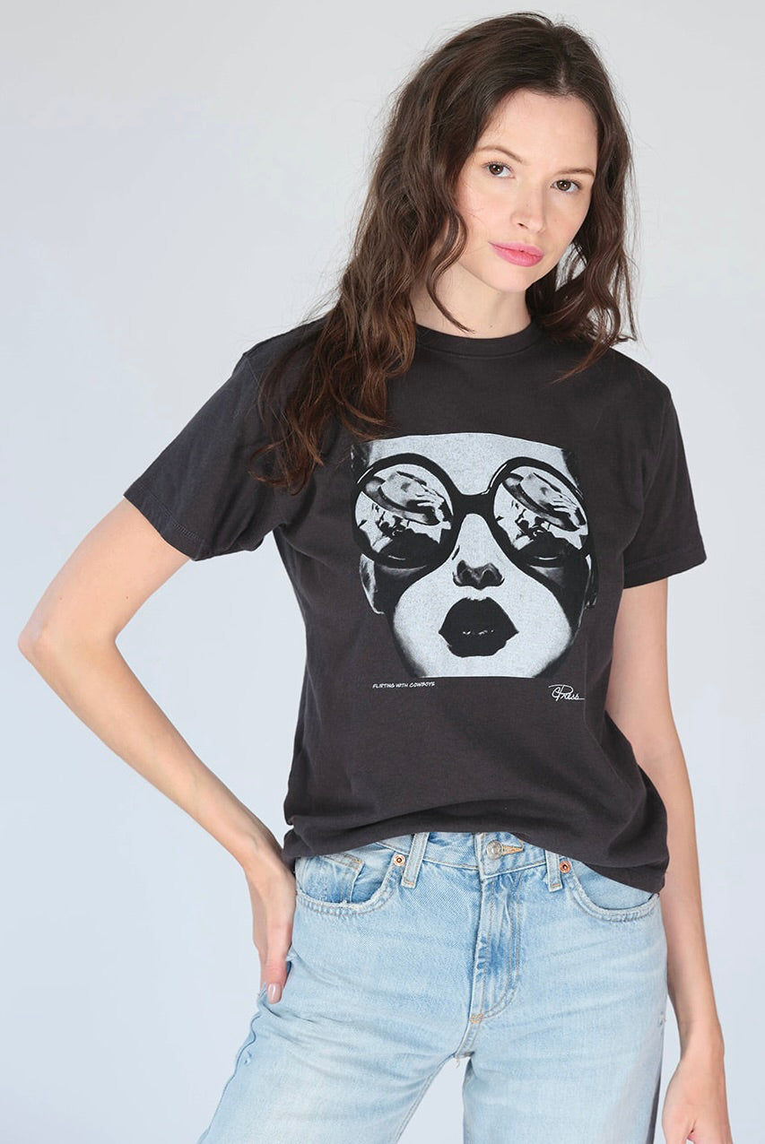 FLIRTING WITH COWBOYS MUSHIE TEE