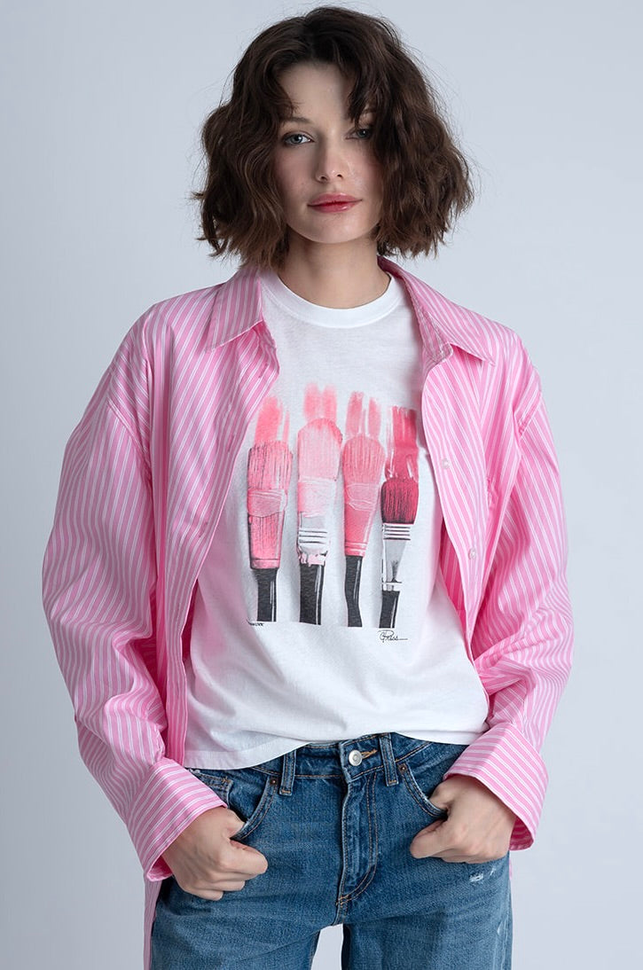 BRUSHWORK MUSHIE TEE