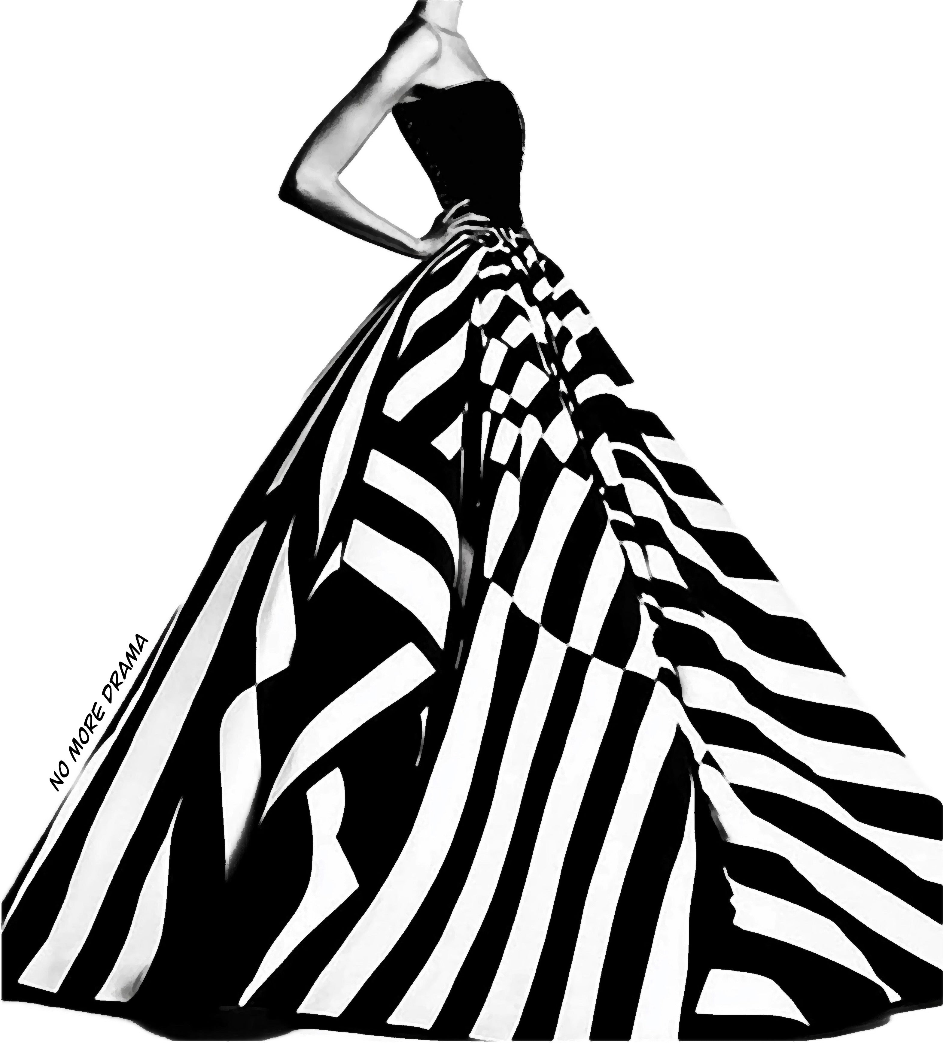 NO MORE DRAMA MUSHIE TEE