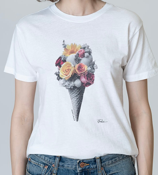 SCOOP & BLOOM MUSHIE TEE