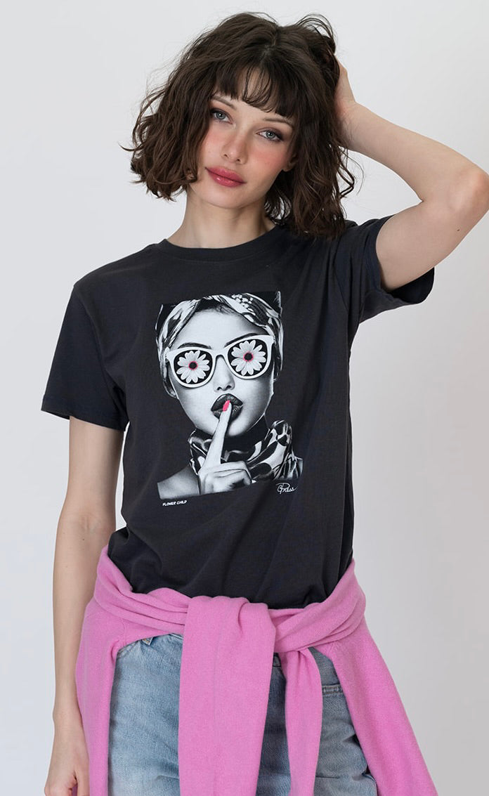 FLOWER CHILD MUSHIE TEE