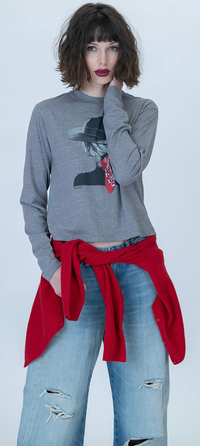 COME AND GO SUNDAY LONG SLEEVE TEE