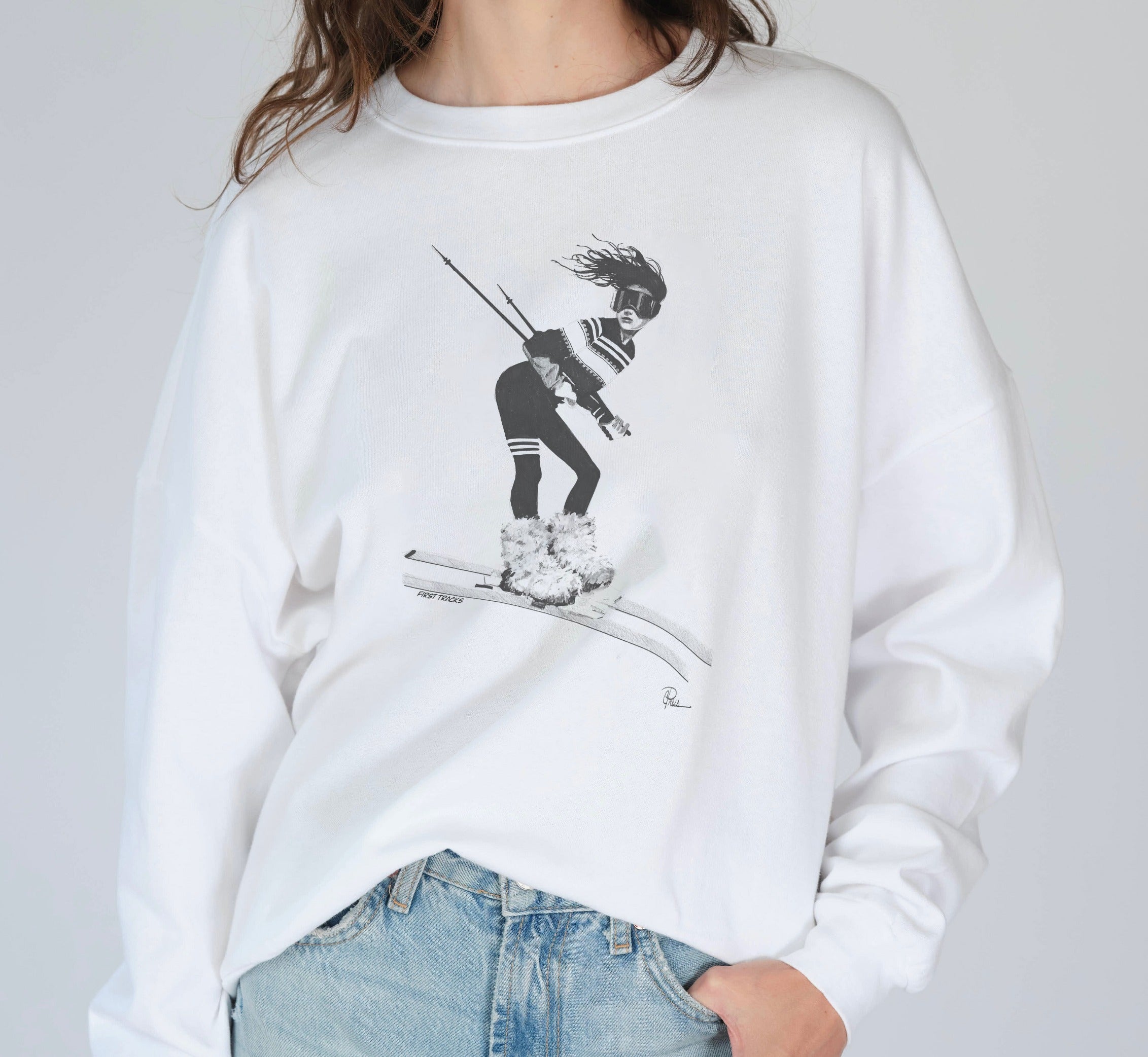 FIRST TRACKS COZY SWEATSHIRT