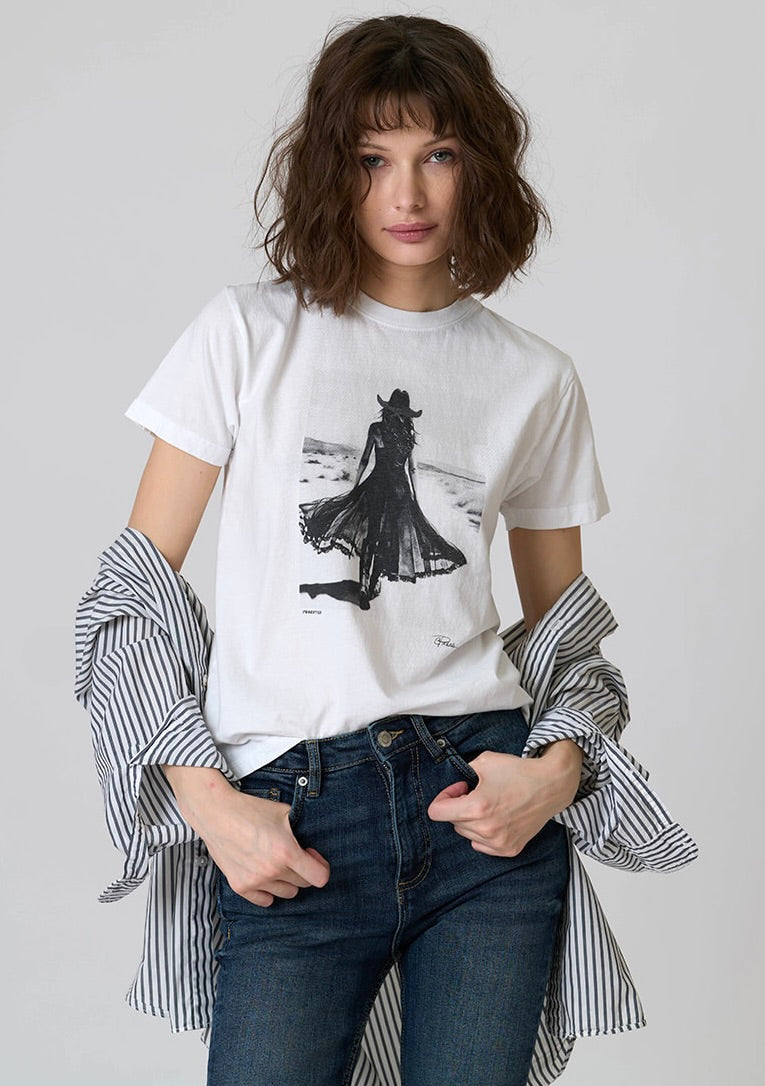 DESERTED MUSHIE TEE
