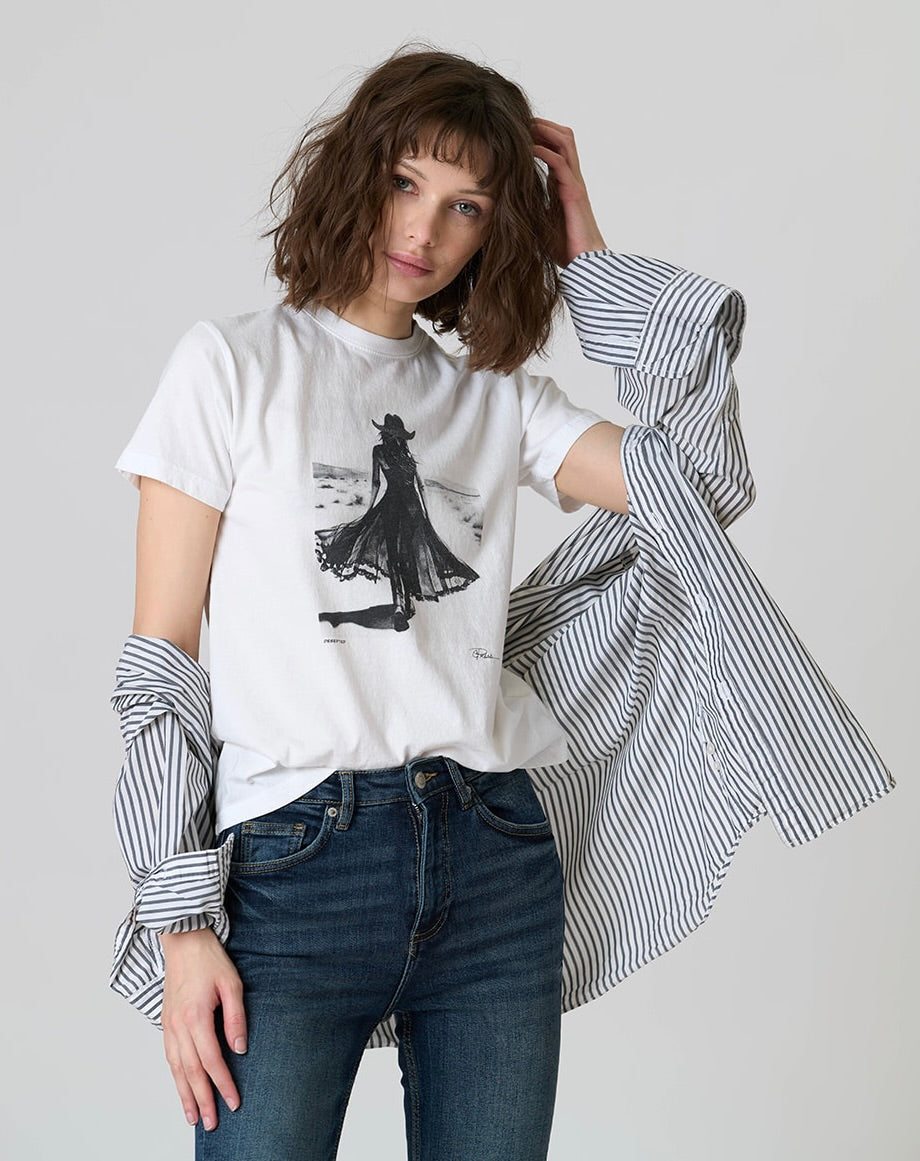 DESERTED MUSHIE TEE