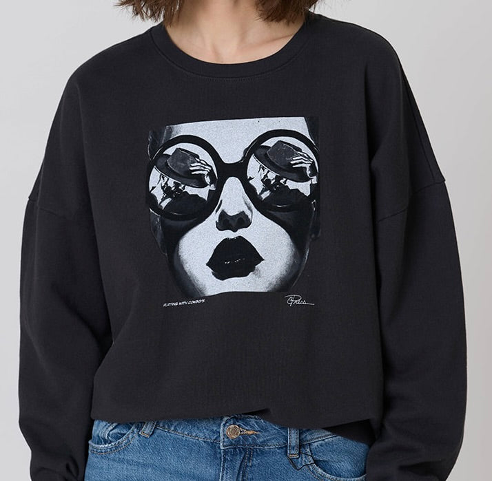 FLIRTING WITH COWBOYS COZY SWEATSHIRT