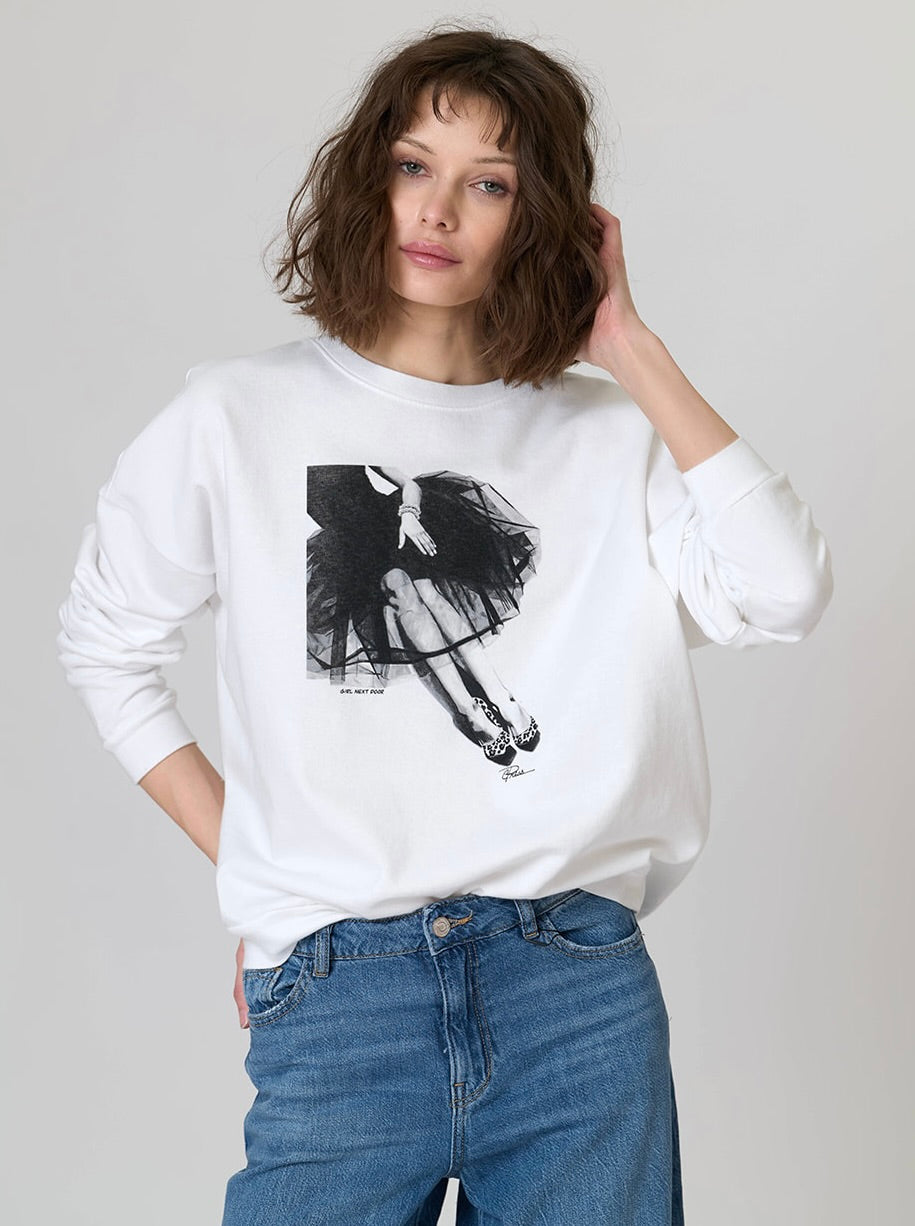 GIRL NEXT DOOR COZY SWEATSHIRT