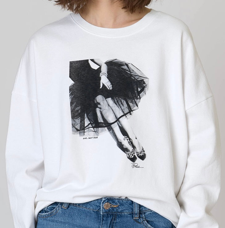 GIRL NEXT DOOR COZY SWEATSHIRT