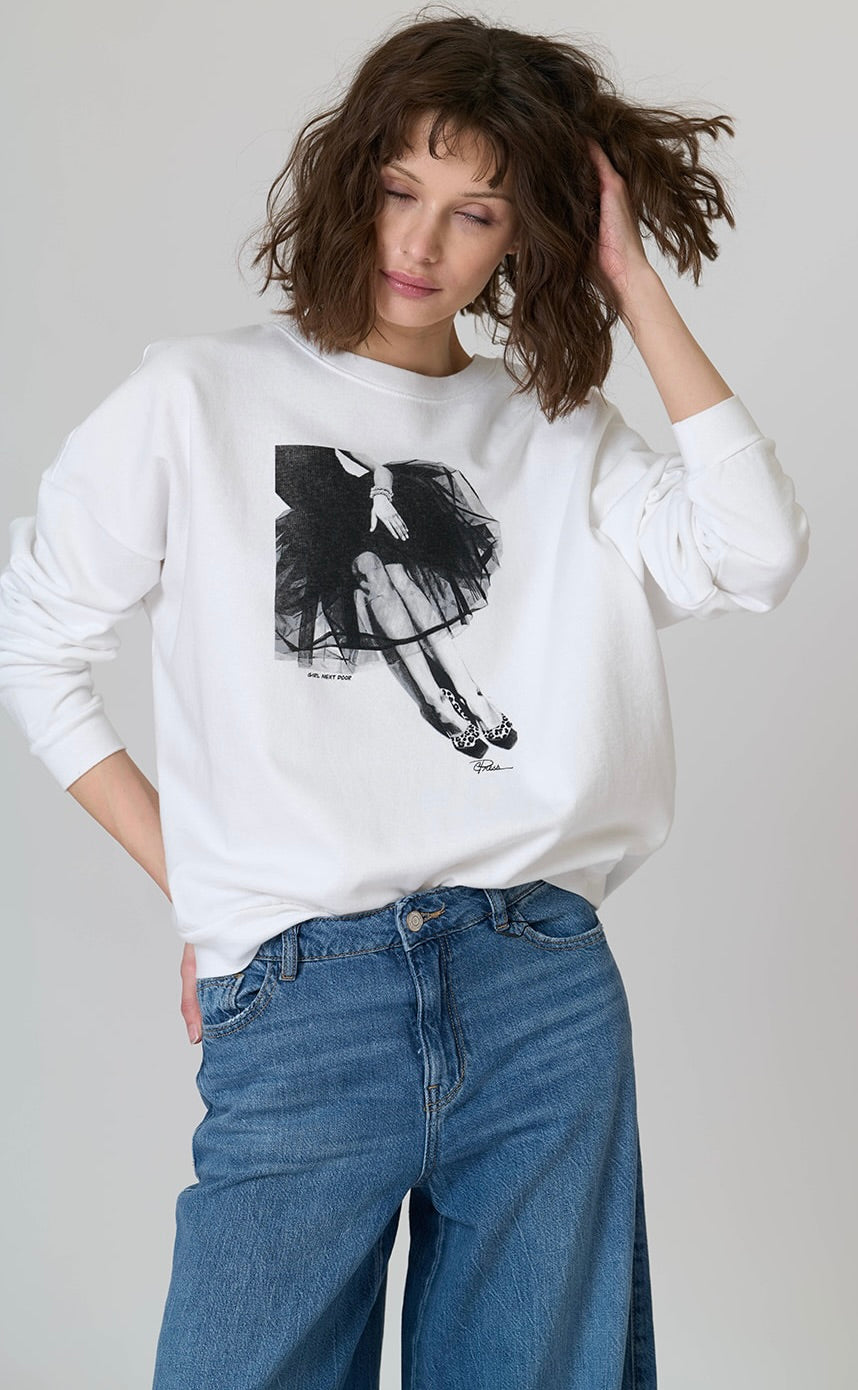 GIRL NEXT DOOR COZY SWEATSHIRT