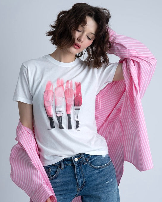 BRUSHWORK MUSHIE TEE