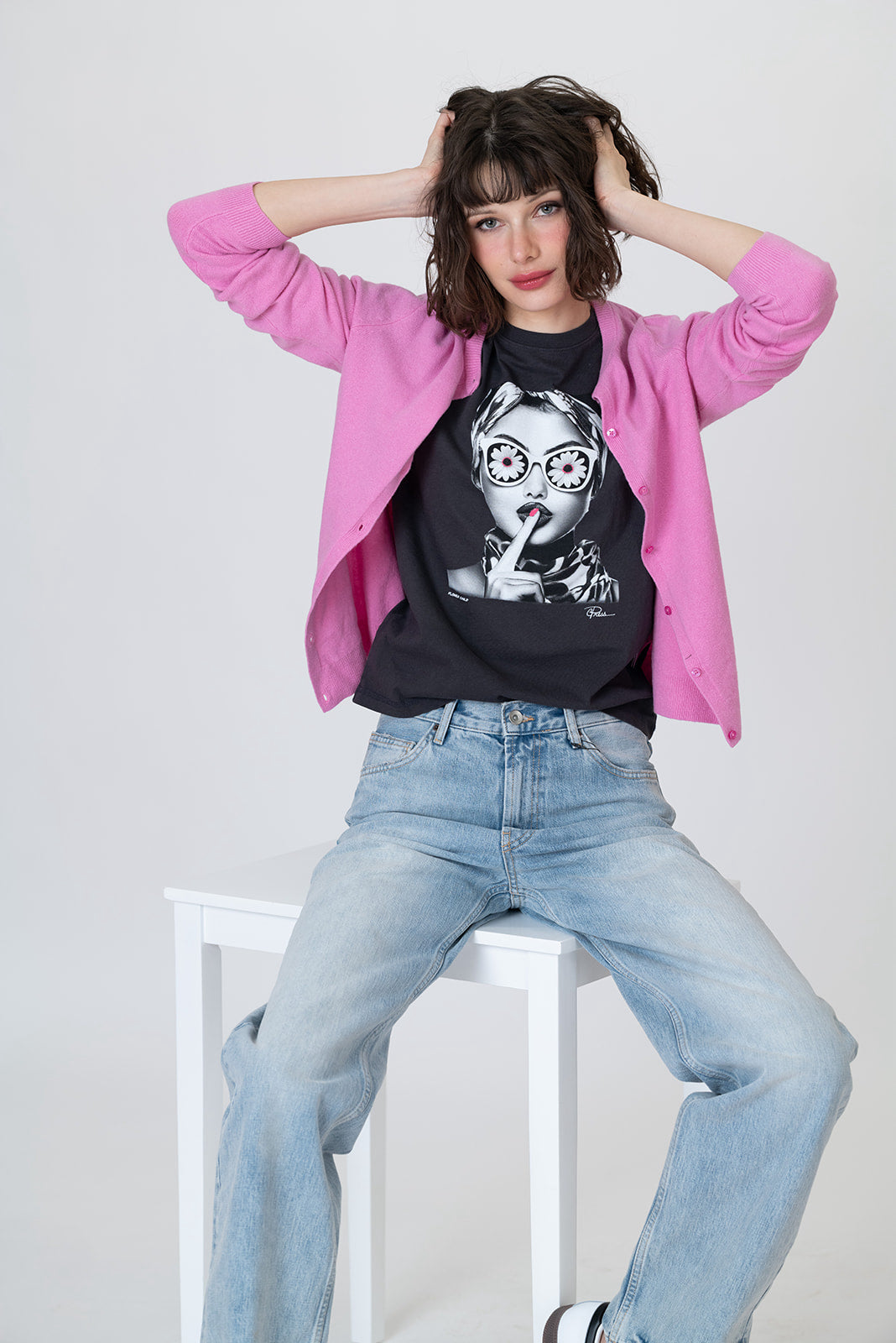 FLOWER CHILD MUSHIE TEE