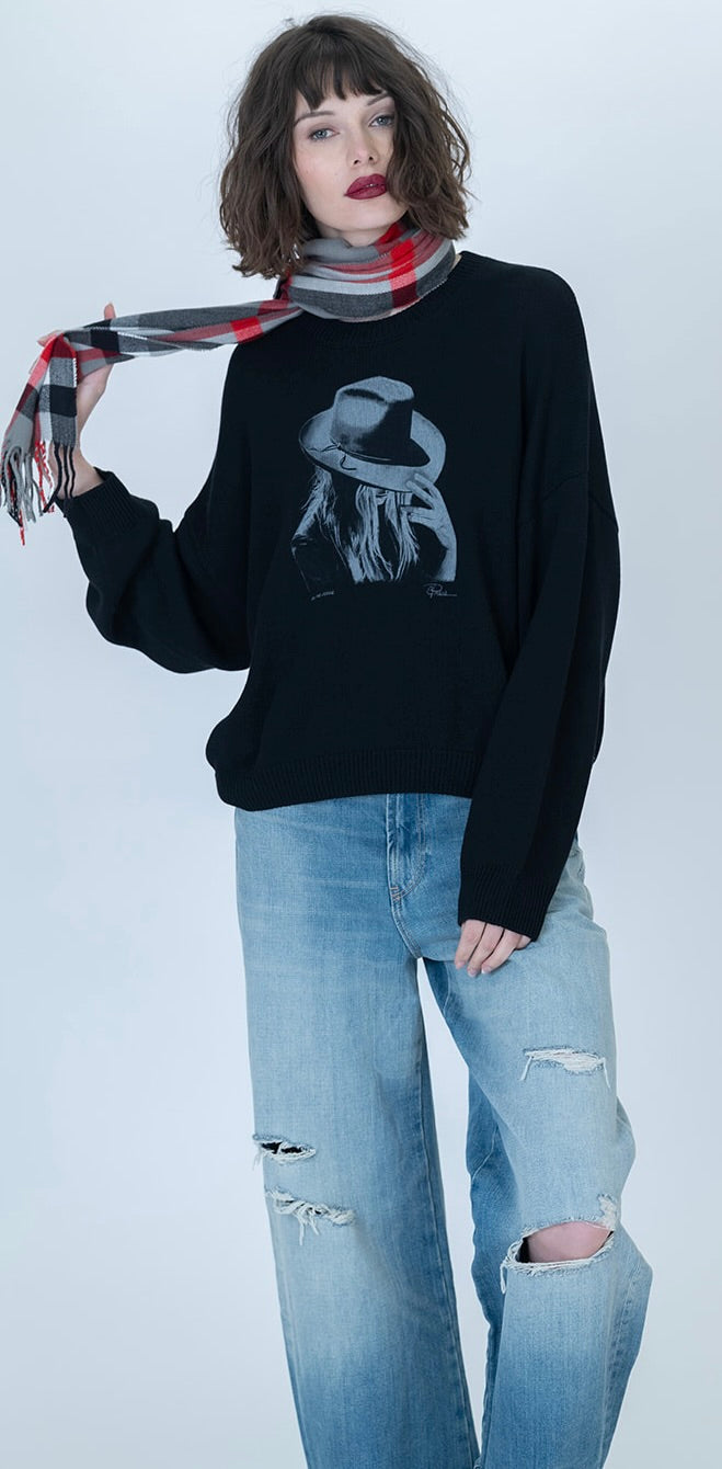ON THE VERGE JORDYN CREWNECK SWEATER